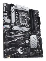 Mainboard ASUS Intel B760 Express LGA1700 ATX Memory DDR5 Memory slots 4 2xPCI-Express 3.0 1x 1xPCI-Express 4.0 16x 1xPCI-Express 5.0 16x 3xM.2 1x15pin D-sub 1xHDMI 1xDisplayPort 2xUSB 2.0 3xUSB 3.2 1xUSB-C 1xRJ45 3xAudio port PRIMEB760-PLUS