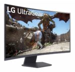 LCD Monitor LG 32GS60QC-B 32″ Gaming/Curved Panel VA 2560×1440 16:9 180 Hz Matte 1 ms Tilt 32GS60QC-B