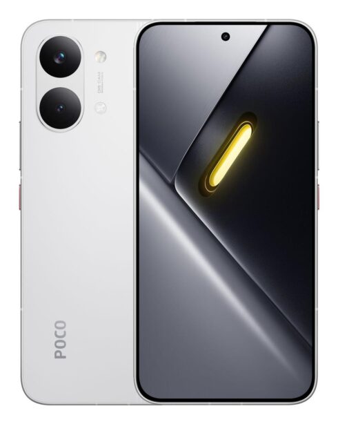 POCO X8 Pro Max su Dimensity 9500s ir 512GB atminties, balta spalva