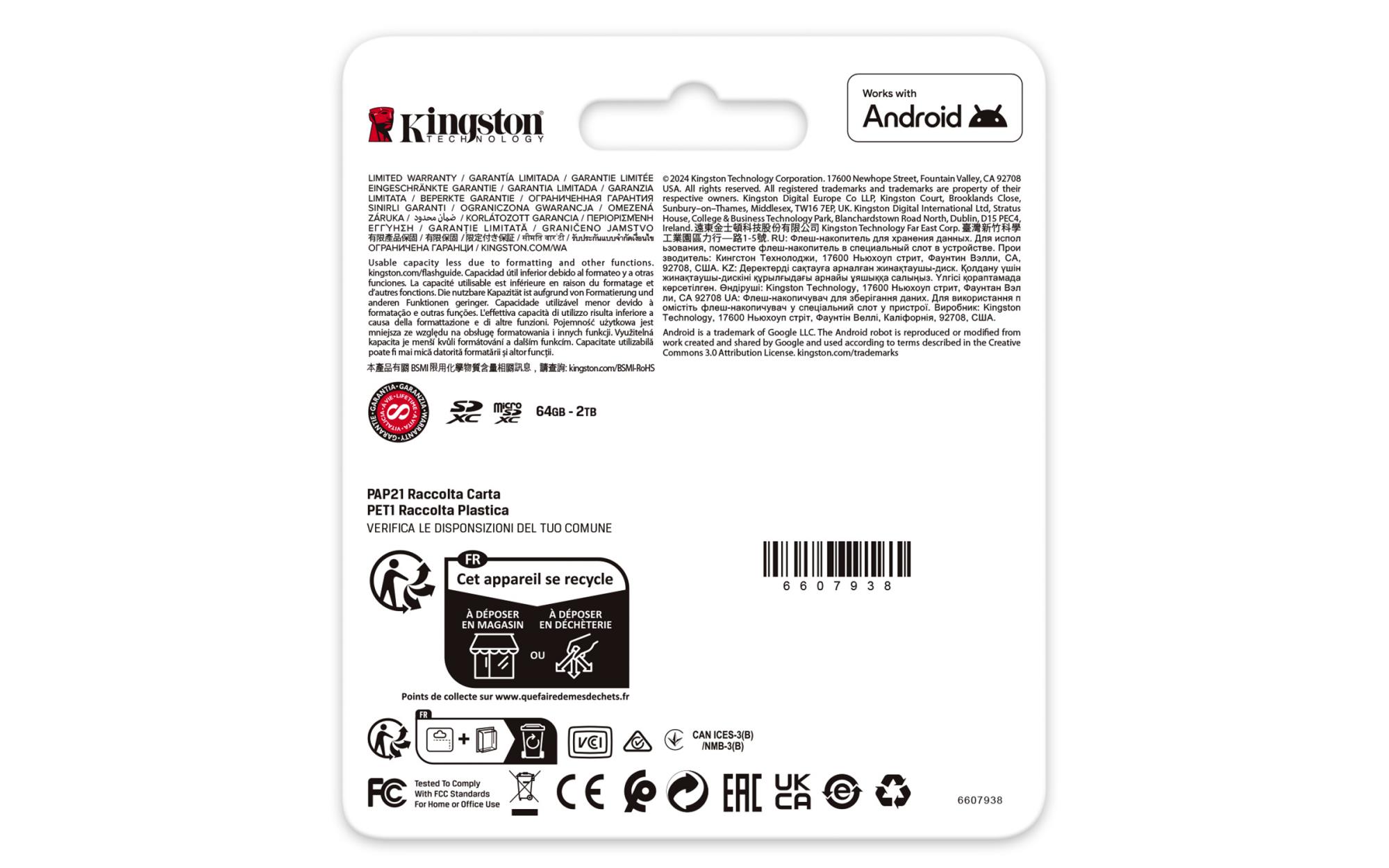 b5a4eda1-397d-4928-9b25-1cbd387ee735-1 Micro SDXC kortelė Kingston 256GB su UHS-I greičiu, matoma iš šono