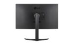Monitorius LG 31.5" 4K Ultra HD, šoninis vaizdas su jungtimis