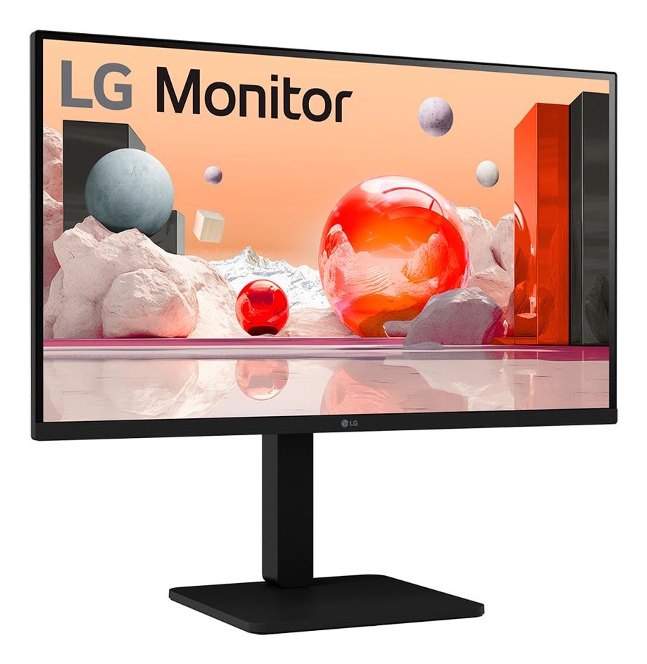 d4d7e2de-91e9-480f-9ec0-cc3f93f8f555 Monitorius LG 27" su matiniu ekranu, šoninis vaizdas su reguliuojamu aukščiu