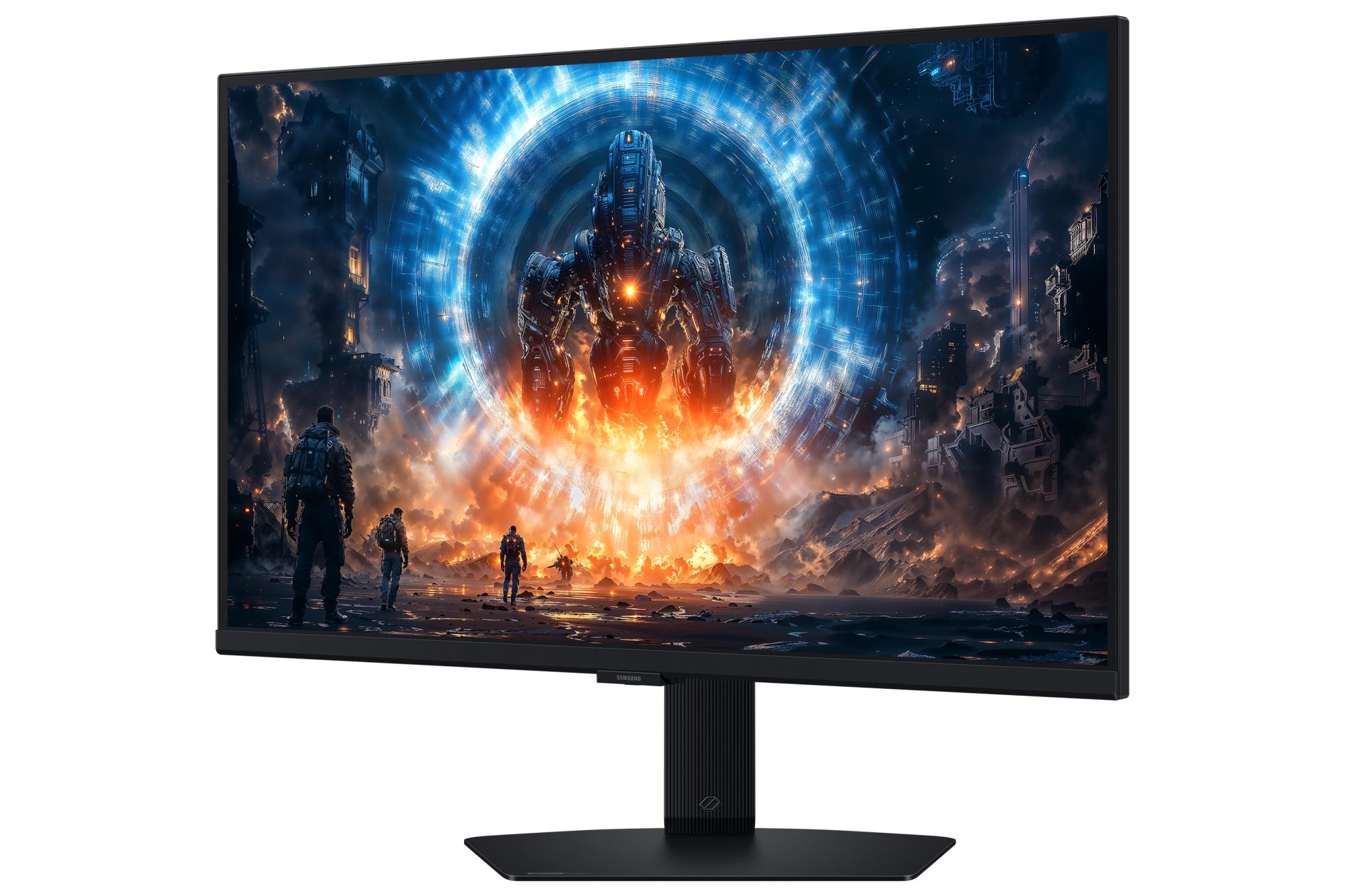 d93c663e-df2b-410b-99d9-fd09e0a7275f Monitorius SAMSUNG 27" su 2560 x 1440 pikselių ekranu, šoninis vaizdas
