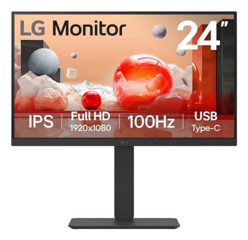 LG 23.8" LCD monitor su IPS 1920x1080 ir 100Hz atnaujinimo dažniu