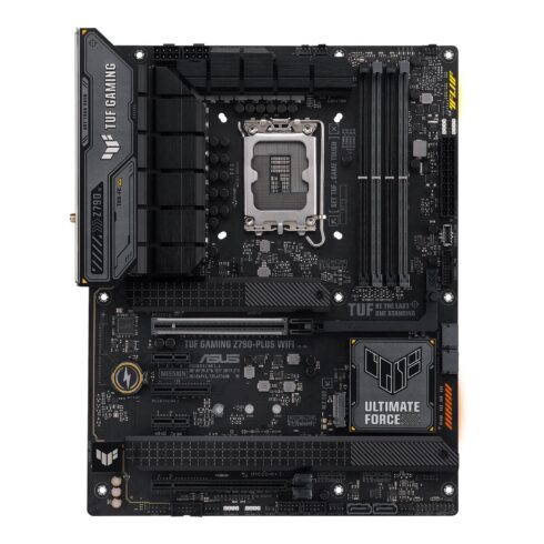 Mainboard ASUS Intel Z790 LGA1700 ATX Memory DDR5 Memory slots 4 2xPCI-Express 3.0 1x 1xPCI-Express 4.0 4x 1xPCI-Express 4.0 16x 1xPCI-Express 5.0 16x 4xM.2 1xHDMI 1xDisplayPort 6xUSB 3.2 2xUSB-C 1xOptical S/PDIF 1xRJ45 5xAudio port TUFGAMINGZ790-PLUSWIFI