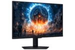 Monitorius SAMSUNG 27" su matmenimis ir jungtimis, iš šono
