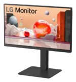 Monitorius LG 23.8" su matiniu ekranu, šoninis vaizdas