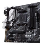 Mainboard ASUS AMD B550 SAM4 MicroATX Memory DDR4 Memory slots 4 2xPCI-Express 3.0 1x 1xPCI-Express 4.0 16x 2xM.2 1x15pin D-sub 1xDVI-D 1xHDMI 2xAudio-In 1xAudio-Out 6xUSB 3.2 1xPS/2 1xRJ45 PRIMEB550M-AWIFIII