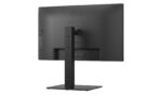 Monitorius LG 27BA75QB-B su matiniu ekranu, šoninis vaizdas