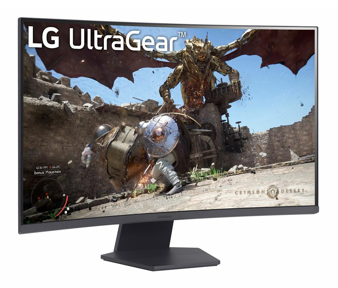 f3cfdca5-a6e4-4f06-8f46-0b03bc0d7da4 LCD Monitor LG 32GS60QC-B 32″ Gaming/Curved Panel VA 2560×1440 16:9 180 Hz Matte 1 ms Tilt 32GS60QC-B