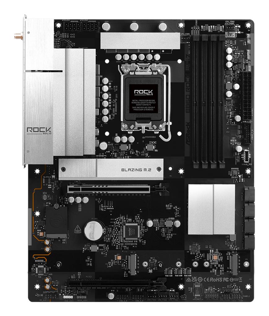f6499885-d9fe-4460-a026-92f9e9d7e0e3-1 MB B860 S1851 ATX su WiFi 7 ir 8+1+1+1+1 VRM dizainu