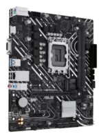 Mainboard ASUS Intel H610 LGA1700 Micro-ATX Memory DDR5 Memory slots 2 1xPCI-Express 3.0 1x 1xPCI-Express 4.0 16x 1xM.2 1x15pin D-sub 1xHDMI 4xUSB 2.0 2xUSB 3.2 1xPS/2 1xRJ45 3xAudio port PRIMEH610M-K