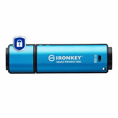 fcd48bc1-c047-414b-af07-708779f2f2bd-1 Kingston IronKey Vault Privacy 50 USB-C 32GB su AES 256-bit šifravimu