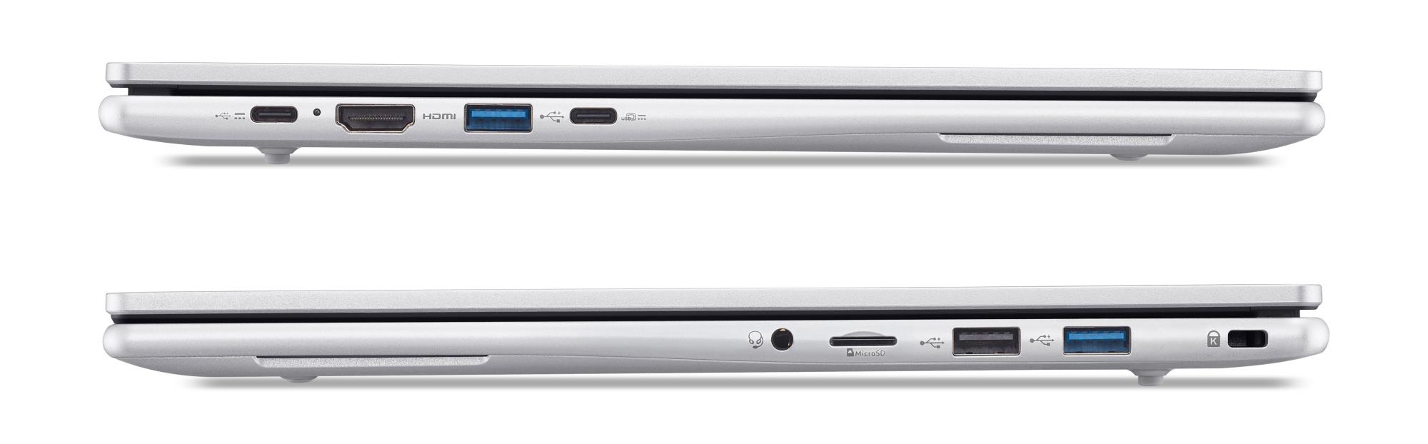 fde3e008-5f08-45a5-979c-3ab15af1996d-1 Nešiojamas kompiuteris ACER Aspire AL15-45P-R508, šoninis vaizdas su atidarytu ekranu
