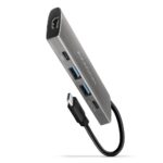 USB-C 5in1 hub HMC-5G21 su 10Gbps greičiu ir HDMI prievadu