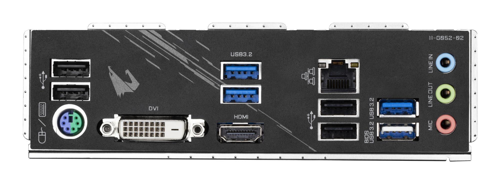 fe480bf4-2c01-42c8-9f0a-b1c23eeb5410 Mainboard GIGABYTE AMD B550 SAM4 Micro-ATX Memory DDR4 Memory slots 4 1xPCI-Express 3.0 1x 1xPCI-Express 3.0 4x 1xPCI-Express 4.0 16x 2xM.2 1xDVI-D 1xHDMI 2xAudio-In 1xAudio-Out 4xUSB 2.0 4xUSB 3.2 1xPS/2 1xRJ45 B550MAORUSELITE1.3