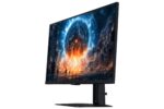 Monitorius SAMSUNG 27" su matiniu ekranu, šoninis vaizdas
