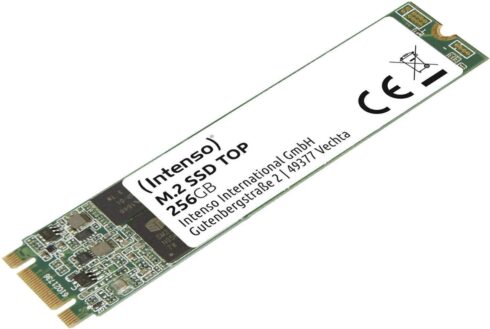 Intenso Top Performance M.2 SSD 256GB, SATA III 2280 formato