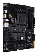 Mainboard ASUS AMD B550 SAM4 ATX 3xPCI-Express 3.0 1x 1xPCI-Express 3.0 16x 2xM.2 1xPCI-Express 4.0 16x Memory DDR4 Memory slots 4 1xHDMI 1xDisplayPort 1xUSB type C 5xUSB 3.2 1xOptical S/PDIF 1xRJ45 5xAudio port TUFGAMINGB550-PLUS