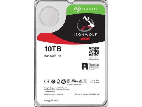 Seagate IronWolf Pro 10TB 3.5" SATA NAS HDD (Atnaujinta)