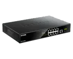 D-Link   10 Gigabit port Switch with PoE   DGS-1010MP   Unmanaged   Desktop / Rackmount   Gigabit Ethernet (copper) ports quantity 1   SFP ports quantity 1   Power over Ethernet (PoE) ports quantity 8