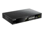 D-Link   10 Gigabit port Switch with PoE   DGS-1010MP   Unmanaged   Desktop / Rackmount   Gigabit Ethernet (copper) ports quantity 1   SFP ports quantity 1   Power over Ethernet (PoE) ports quantity 8