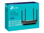 Router   Archer C6   802.11ac   300+867 Mbit/s   10/100/1000 Mbit/s   Ethernet LAN (RJ-45) ports 4   Mesh Support No   MU-MiMO Yes   No mobile broadband   Antenna type 4xExternal   No