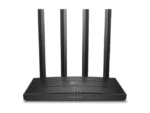 Router   Archer C6   802.11ac   300+867 Mbit/s   10/100/1000 Mbit/s   Ethernet LAN (RJ-45) ports 4   Mesh Support No   MU-MiMO Yes   No mobile broadband   Antenna type 4xExternal   No