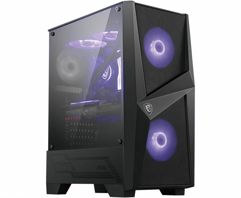281760-mag-forge-100m-4719072676414-0.webp MSI MAG FORGE 100M PC Case, Mid-Tower, USB 3.2, Black MSI MAG FORGE 100M Black ATX