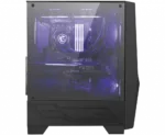 MSI MAG FORGE 100M PC Case, Mid-Tower, USB 3.2, Black   MSI   MAG FORGE 100M   Black   ATX