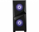 MSI MAG FORGE 100M PC Case, Mid-Tower, USB 3.2, Black   MSI   MAG FORGE 100M   Black   ATX