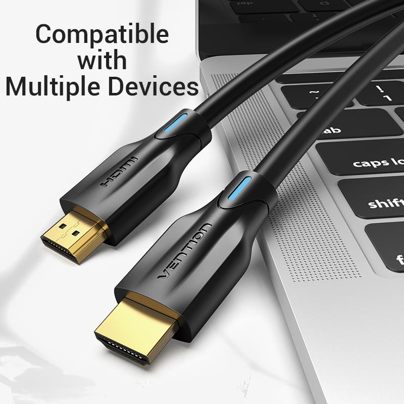 2ec5c525-29a9-4123-b872-cfb47efd0853 CABLE HDMI 8K/1M BLACK AANBF VENTION