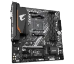 Gigabyte   B550M AORUS ELITE 1.0   Processor family AMD   Processor socket AM4   DDR4 DIMM   Memory slots 4   Number of SATA connectors 4 x SATA 6Gb/s connectors   Chipset AMD B   Micro ATX