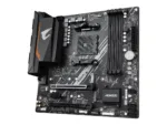 Gigabyte   B550M AORUS ELITE 1.0   Processor family AMD   Processor socket AM4   DDR4 DIMM   Memory slots 4   Number of SATA connectors 4 x SATA 6Gb/s connectors   Chipset AMD B   Micro ATX