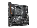 Gigabyte   B550M AORUS ELITE 1.0   Processor family AMD   Processor socket AM4   DDR4 DIMM   Memory slots 4   Number of SATA connectors 4 x SATA 6Gb/s connectors   Chipset AMD B   Micro ATX