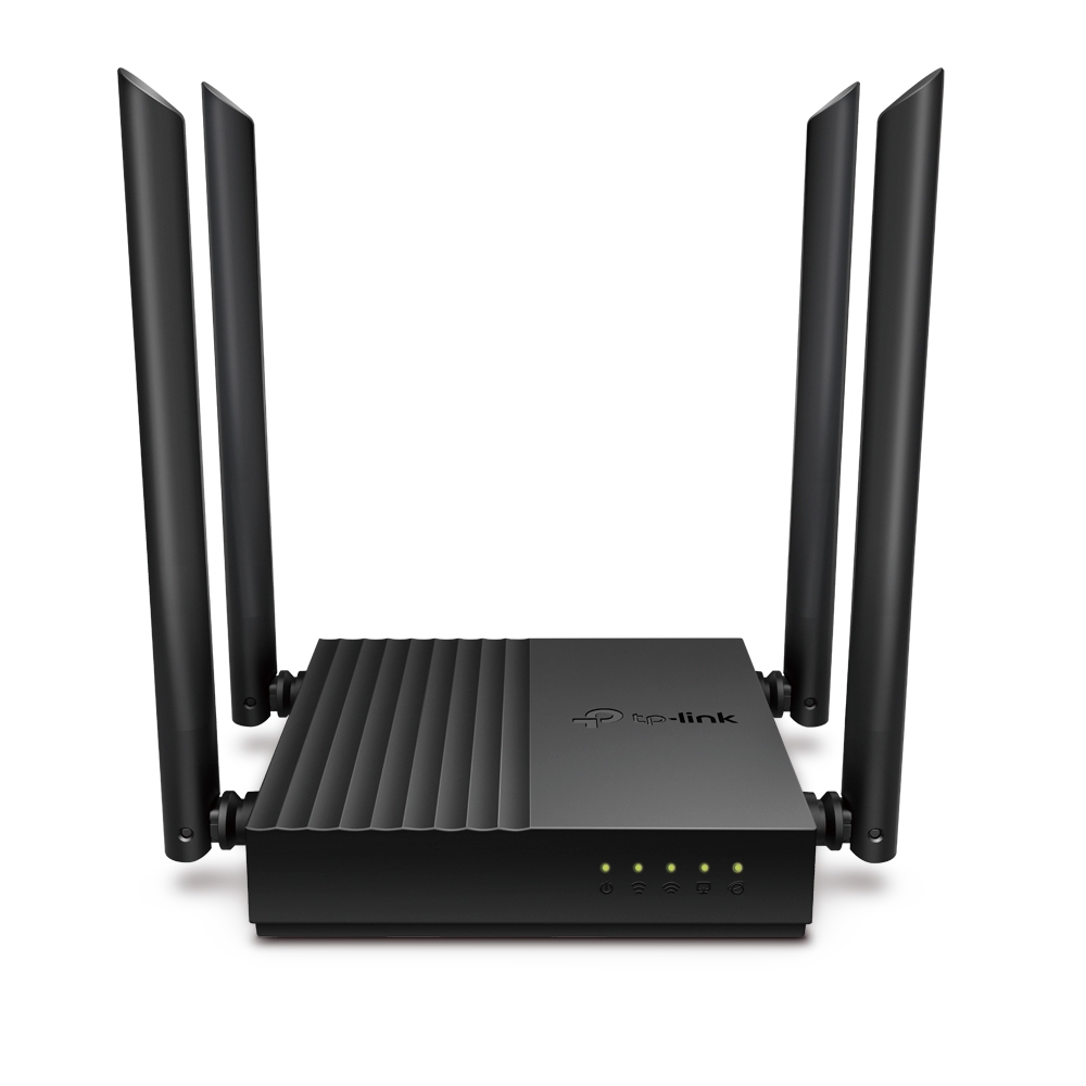 340316-archer-c64-4897098683217-0.webp AC1200 Wireless MU-MIMO Wi-Fi Router Archer C64 802.11ac 867+400 Mbit/s Ethernet LAN (RJ-45) ports 4 Mesh Support No MU-MiMO Yes No mobile broadband Antenna type 4 x Fixed