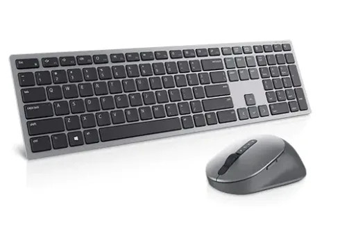 Dell   Premier Multi-Device Keyboard and Mouse   KM7321W   Keyboard and Mouse Set   Wireless   Batteries included   EN/LT   Titan grey   Wireless connection