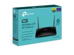 Wireless Dual Band Gigabit Router   Archer MR500   802.11ac   867 Mbit/s   10/100/1000 Mbit/s   Ethernet LAN (RJ-45) ports 4   Mesh Support Yes   MU-MiMO Yes   4G +   Antenna type  External antenna x 2   24 month(s)