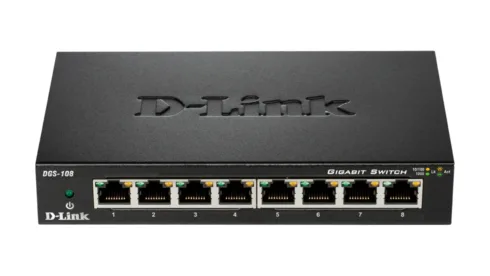 D-Link   Switch   DGS-108/E   Unmanaged   Desktop   Gigabit Ethernet (copper) ports quantity 8
