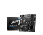 MSI   PRO B760M-P   Processor family Intel   Processor socket  LGA1700   DDR5 DIMM   Memory slots 4   Supported hard disk drive interfaces 	SATA, M.2   Number of SATA connectors 4   Chipset Intel B760   mATX