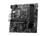 MSI   PRO B760M-P   Processor family Intel   Processor socket  LGA1700   DDR5 DIMM   Memory slots 4   Supported hard disk drive interfaces 	SATA, M.2   Number of SATA connectors 4   Chipset Intel B760   mATX