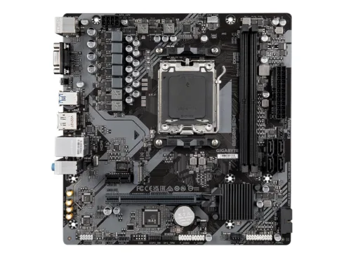 Gigabyte   B650M S2H 1.0 M/B   Processor family AMD   Processor socket AM5   DDR5 DIMM   Memory slots 2   Supported hard disk drive interfaces SATA   Number of SATA connectors 4   Chipset AMD B650   Micro ATX