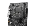 MSI   PRO H610M-E   Processor family Intel   Processor socket  LGA1700   Supported hard disk drive interfaces SATA, M.2   Number of SATA connectors 4
