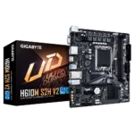 Gigabyte   H610M S2H V2 1.0   Processor family Intel   Processor socket LGA1700   DDR5 DIMM   Supported hard disk drive interfaces M.2, SATA   Number of SATA connectors 4