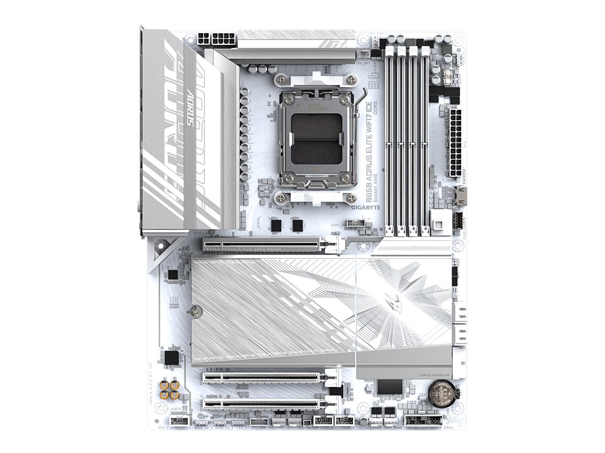 458351-b850-a-elite-wf7-ice-4719331866099-0.webp Gigabyte B850 A ELITE WF7 ICE Processor family AMD Processor socket AM5 DDR5 Supported hard disk drive interfaces SATA, M.2 Number of SATA connectors 4