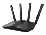 Asus WiFi 7 Dual-Band Extendable Router   RT-BE82U BE6500   802.11be   10/100/1000/2500 Mbit/s   Ethernet LAN (RJ-45) ports 4   Mesh Support Yes   MU-MiMO Yes   No mobile broadband   Antenna type External