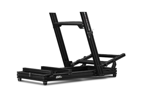 Next Level Racing Aluminium Simulator Cockpit, Wheel Plate Edition   GTElite Lite   Black