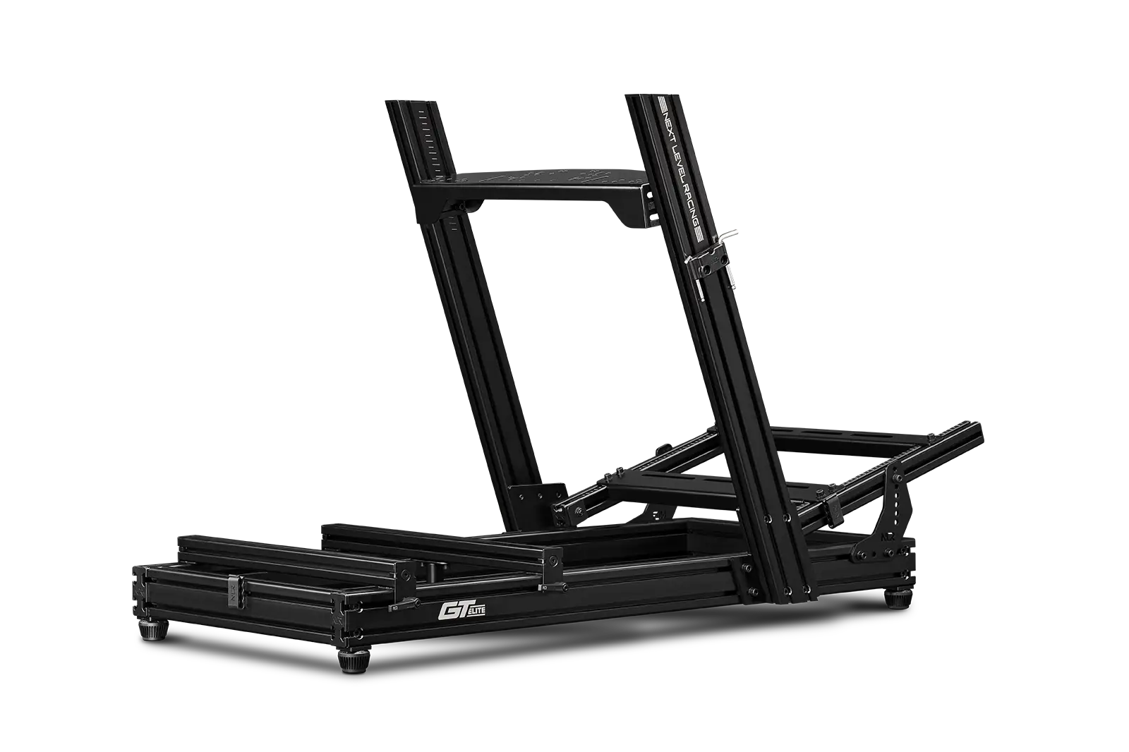 489704-nlr-e028-9359668000336-0.webp Next Level Racing Aluminium Simulator Cockpit, Wheel Plate Edition GTElite Lite Black