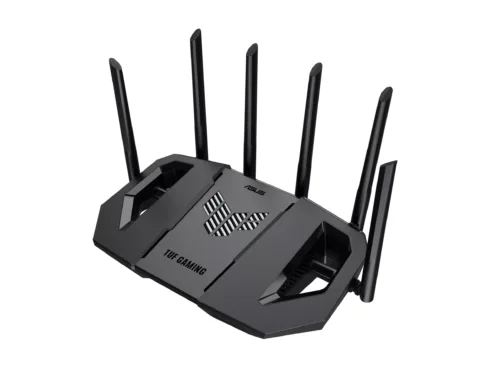 Asus TUF-BE9400 Tri-Band WiFi 7 Gaming Router, EU+UK   802.11ax   688/2885/5764 Mbit/s   Ethernet LAN (RJ-45) ports 3   Mesh Support Yes   MU-MiMO Yes   4G/5G