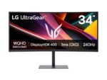 LG   34G630A-B   34 ”   VA   WQHD   21:9   240 Hz   1 ms   3440 x 1440 pixels   300 cd/m²   HDMI ports quantity 2   Black